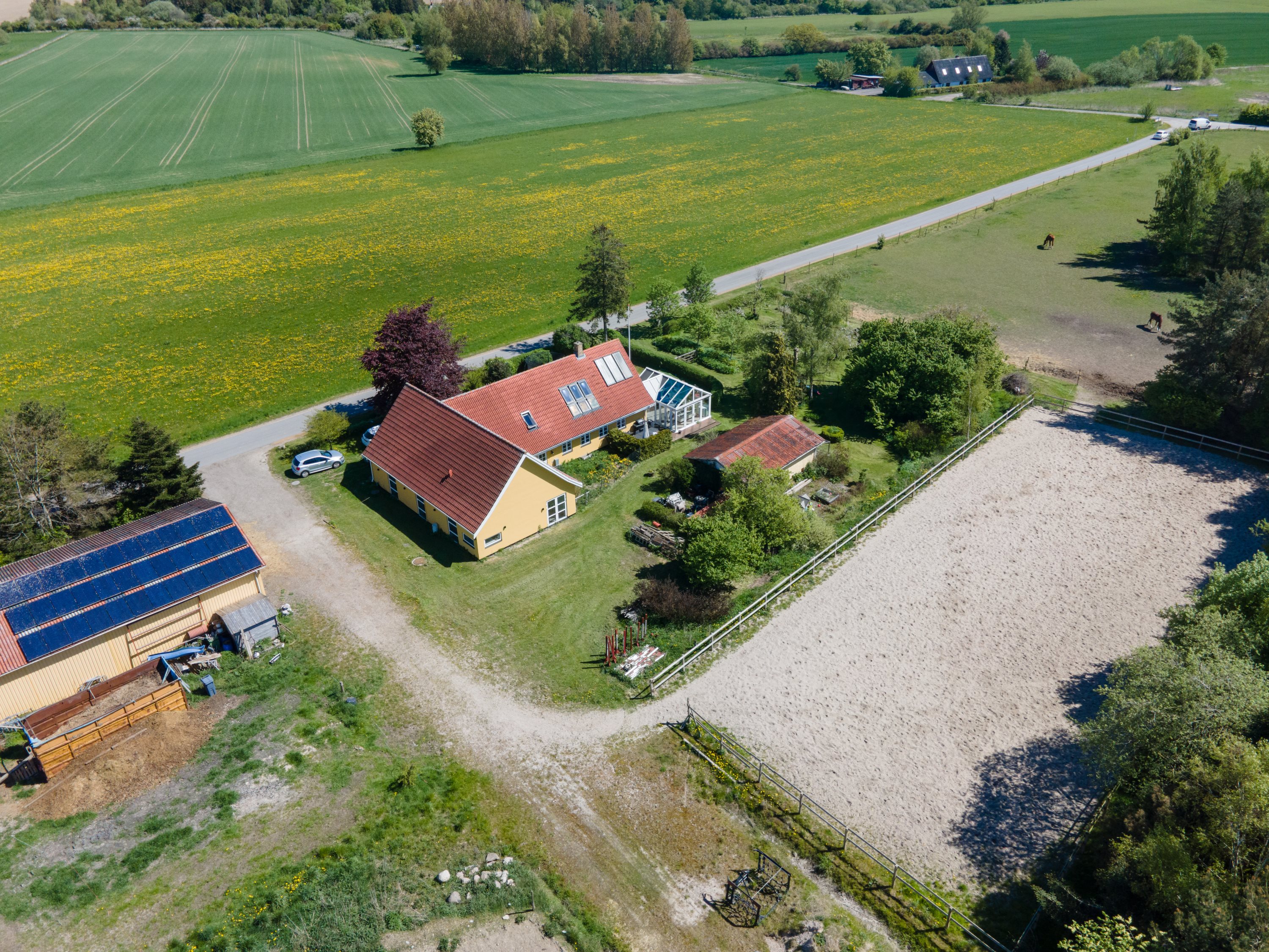 Landejendom på Terslev Overdrevsvej 1 4690 Haslev.